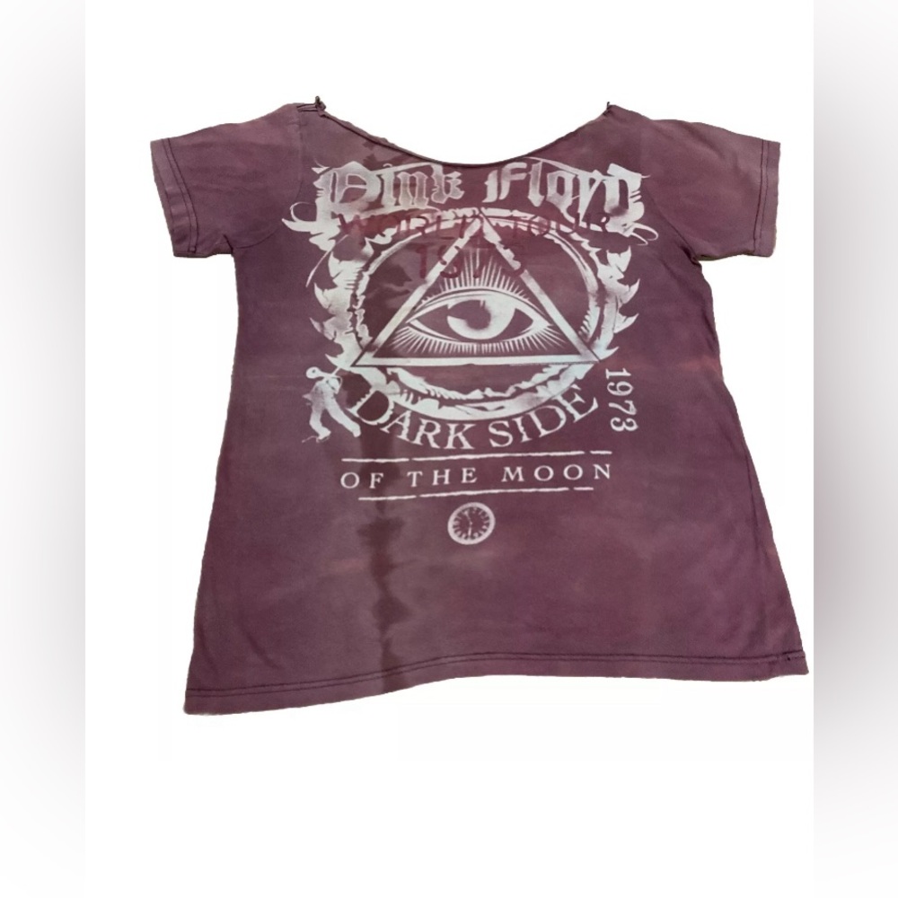 2009 Y2K Pink Floyd World Tour 1973 Dark Side Of The Moon T-Shirt Cut Neck